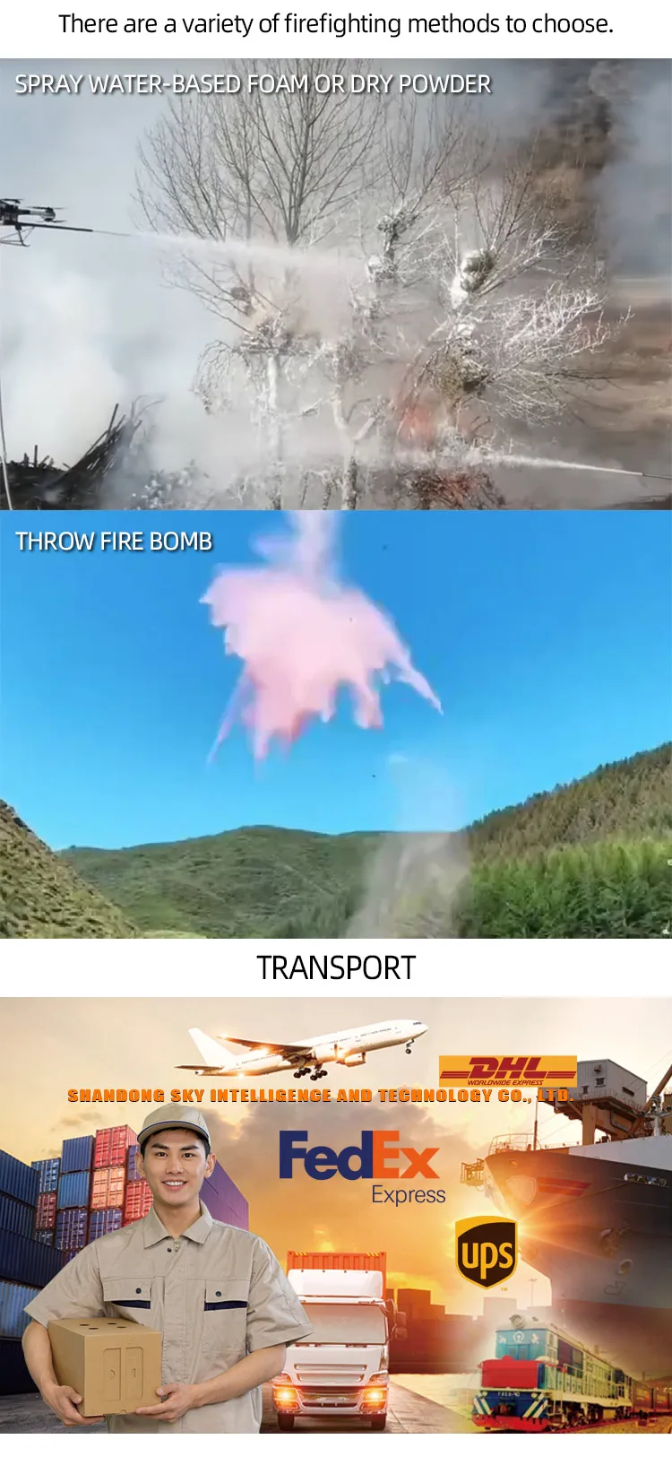 Honeycomb firefighting drone插图19